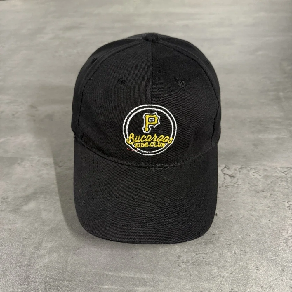Pittsburgh Pirates Bucaroos Kids‎ Club Hat Youth Black Yellow ChickFilA Baseball